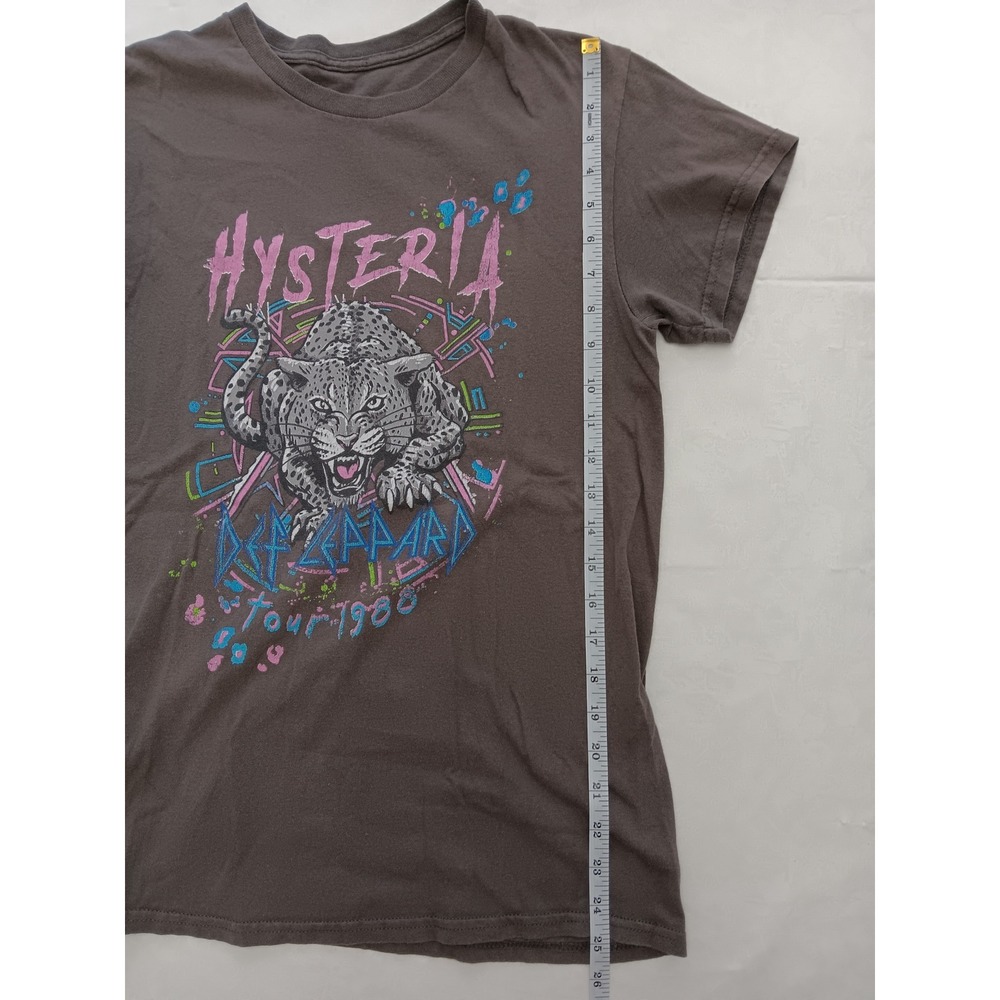 Def Leppard Hysteria Tour 1988 Graphic T Shirt Women's Size Small - Picture 7 of 7